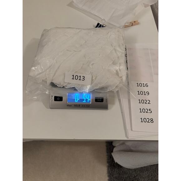 Dress Barn Beaded Ruffle Tank NWT Womens Large Ivory Sleeveless Boho Fairycore - Picture 11 of 11